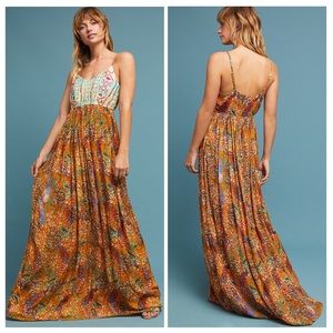 🌷Host Pick🌷Anthropologie RAGA Embroidered Dress